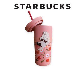 Starbucks 2026 Lunar New Year Year of the Horse Pink Floral Cold Cup 20oz